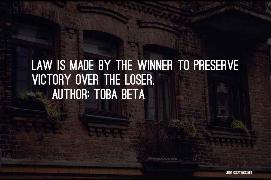 Winning Competition Quotes By Toba Beta