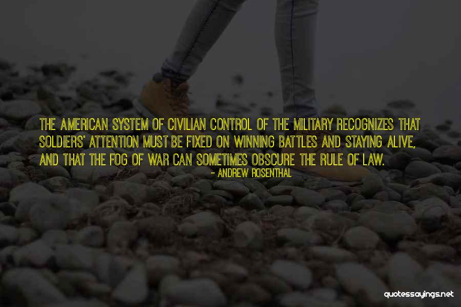 Winning From Within Quotes By Andrew Rosenthal