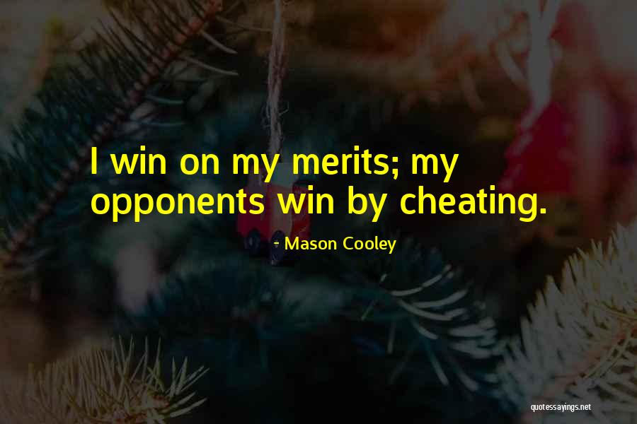 Winning From Within Quotes By Mason Cooley
