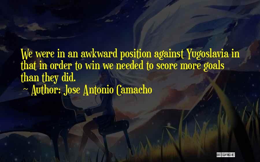 Winning In Football Quotes By Jose Antonio Camacho