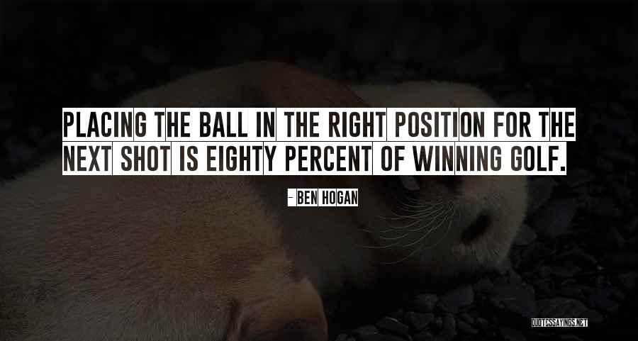 Winning In Golf Quotes By Ben Hogan Winning In Golf Quotes By Ben Hogan