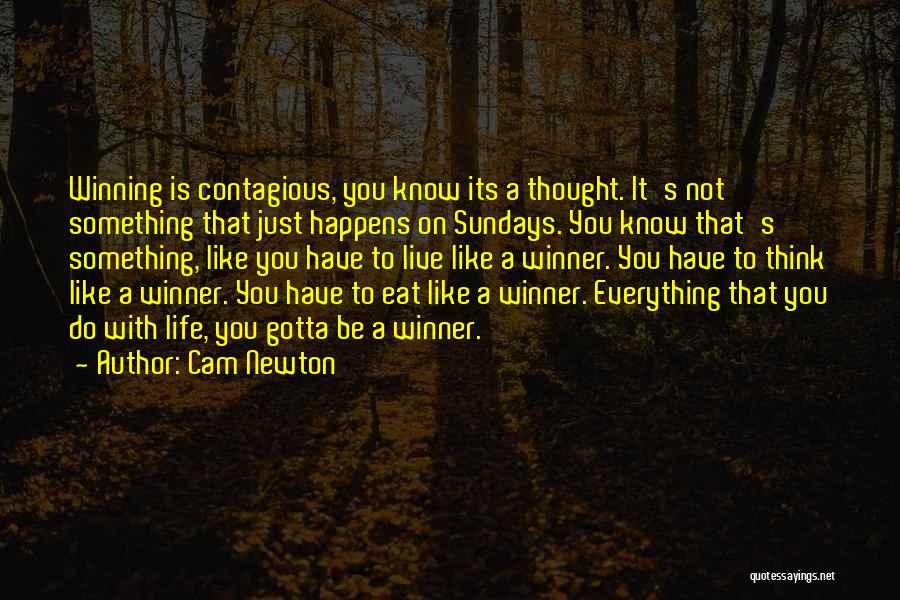 Winning Is Everything Quotes By Cam Newton