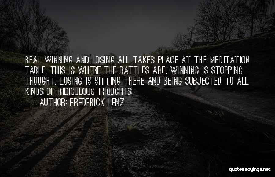 Winning Losing Quotes By Frederick Lenz