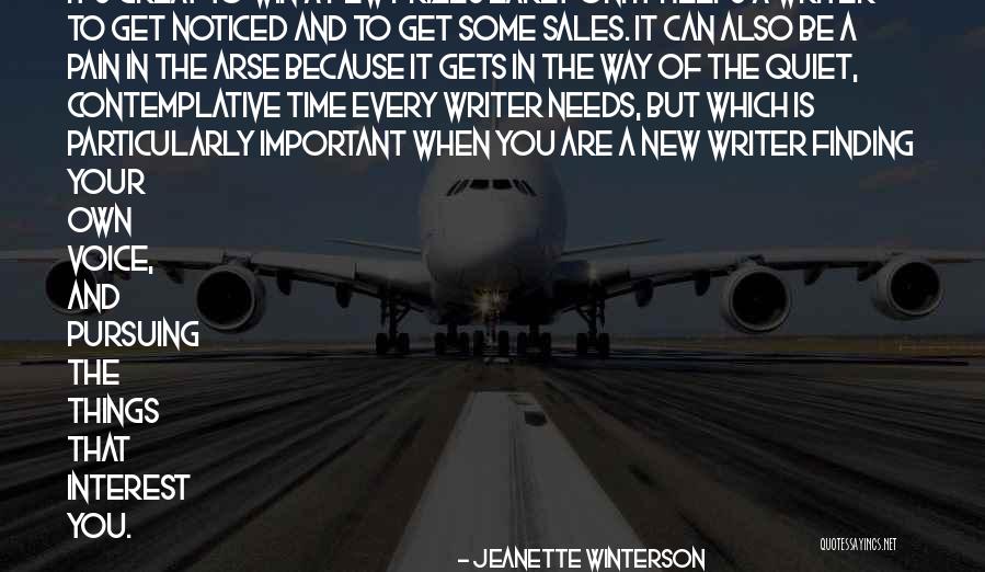 Winning Prizes Quotes By Jeanette Winterson