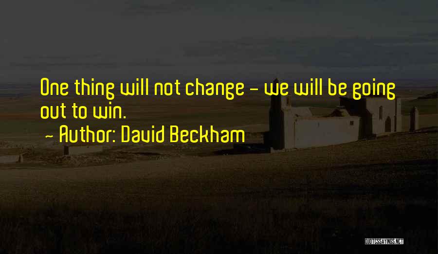 Winning Quotes By David Beckham