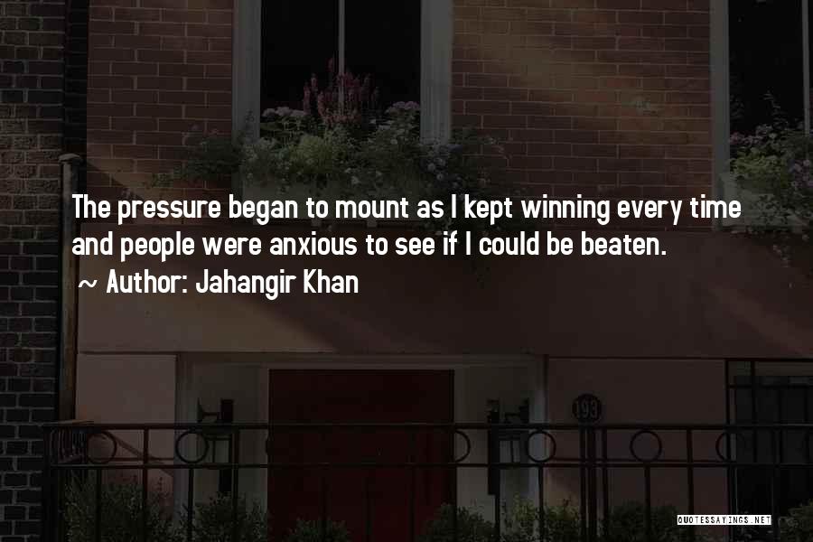 Winning Quotes By Jahangir Khan