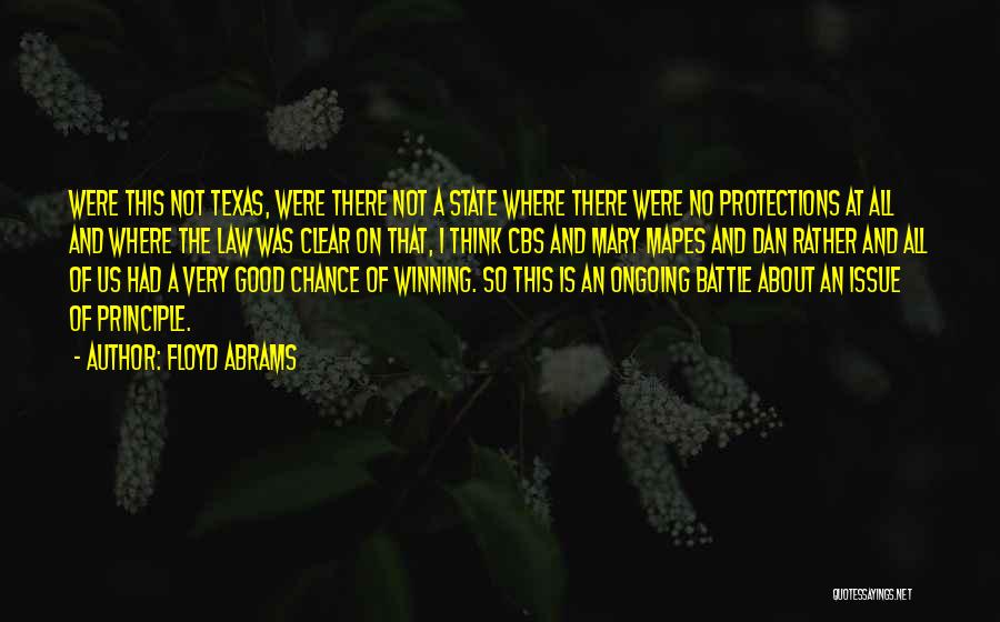 Winning The Battle Quotes By Floyd Abrams