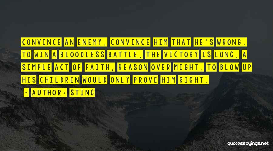 Winning The Battle Quotes By Sting