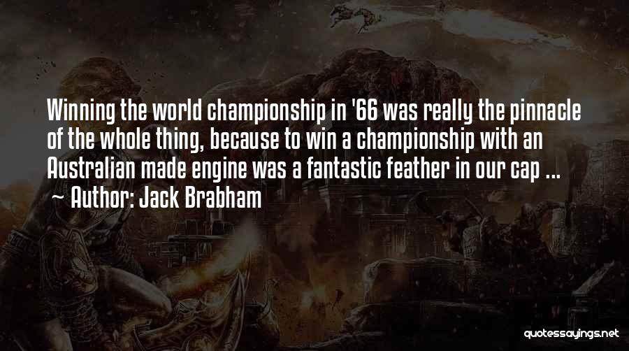 Winning The Championship Quotes By Jack Brabham