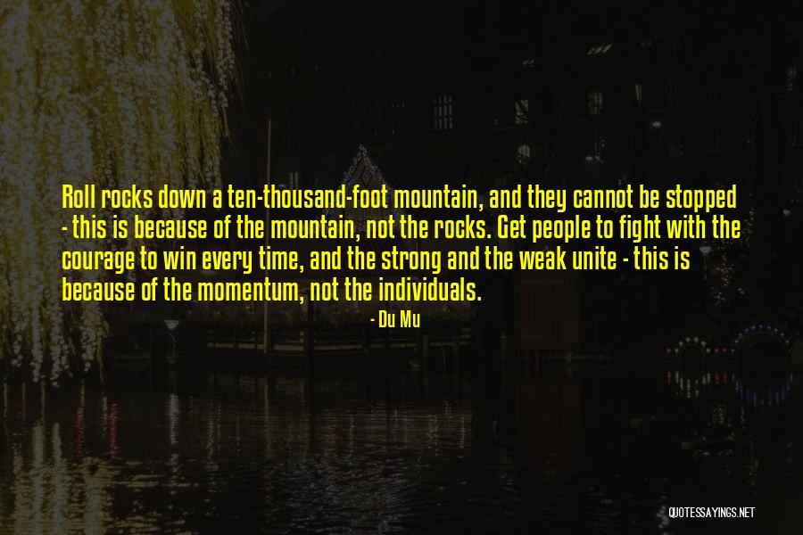 Winning The Fight Quotes By Du Mu