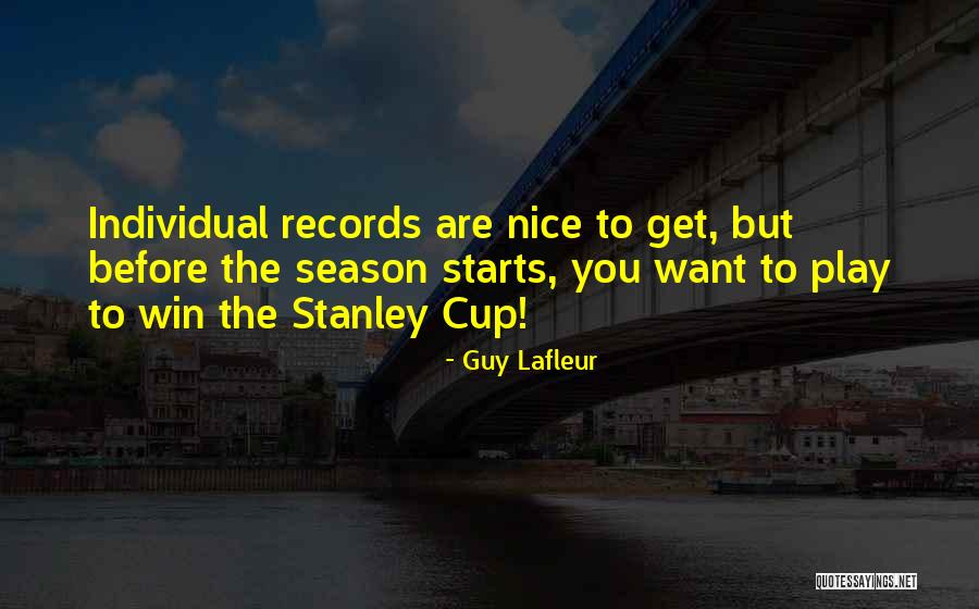 Winning The Guy Quotes By Guy Lafleur