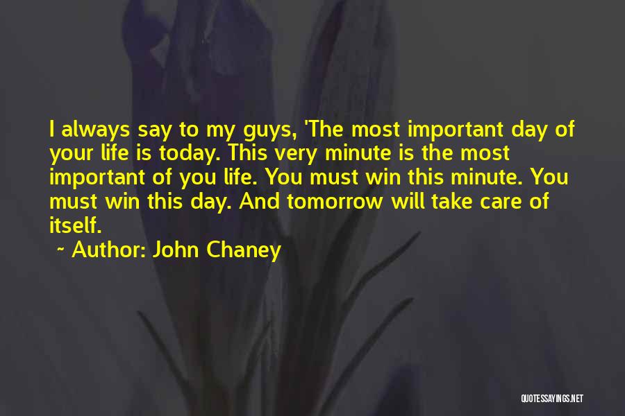 Winning The Guy Quotes By John Chaney
