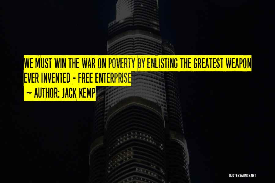 Winning The War Quotes By Jack Kemp