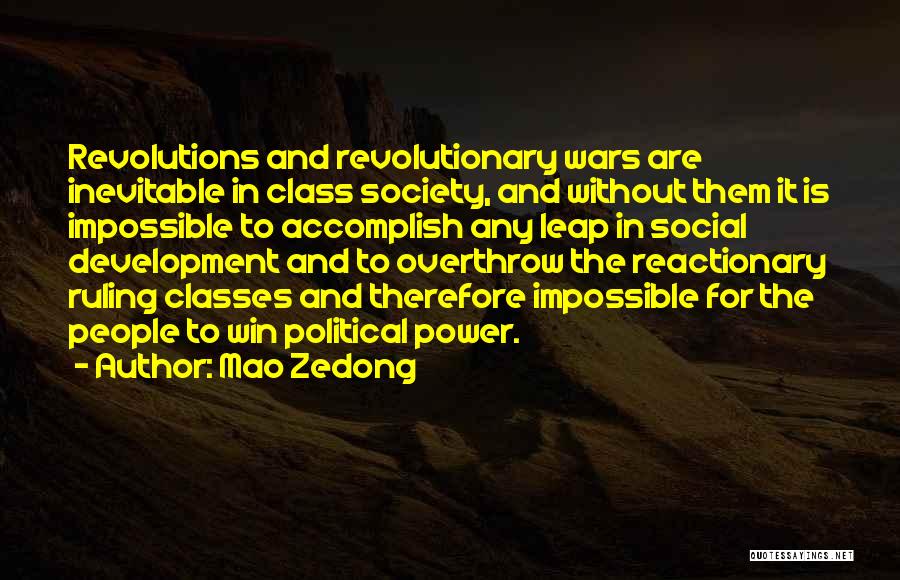 Winning War Quotes By Mao Zedong