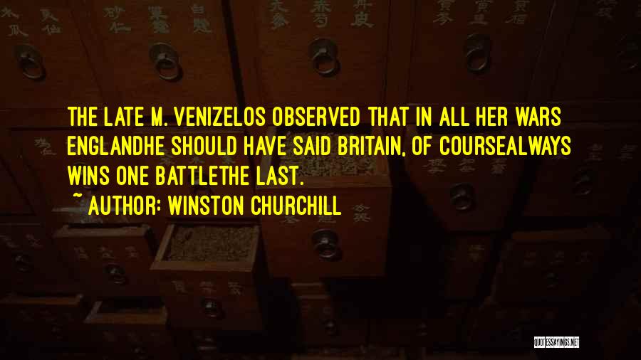 Winning War Quotes By Winston Churchill