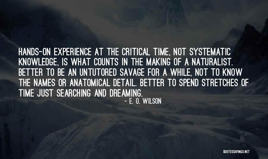 Winnows Quotes By E. O. Wilson