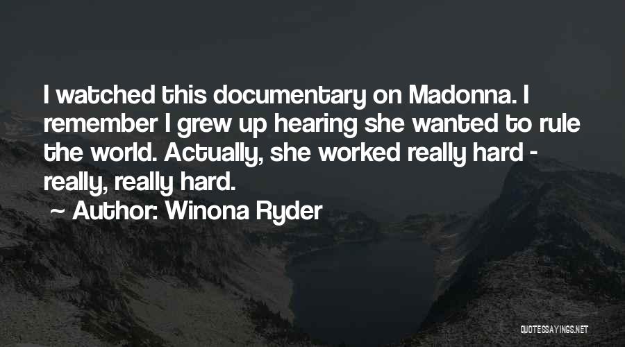 Winona Ryder Quotes 1242929