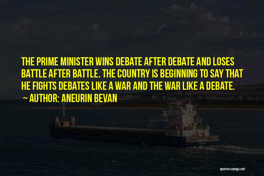 Wins And Loses Quotes By Aneurin Bevan