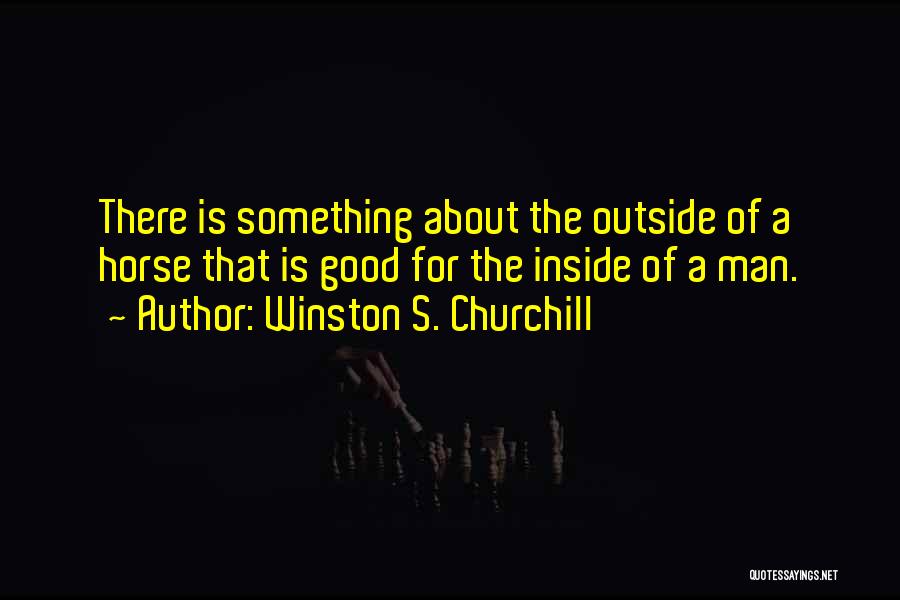 Winston Churchill Horse Quotes By Winston S. Churchill