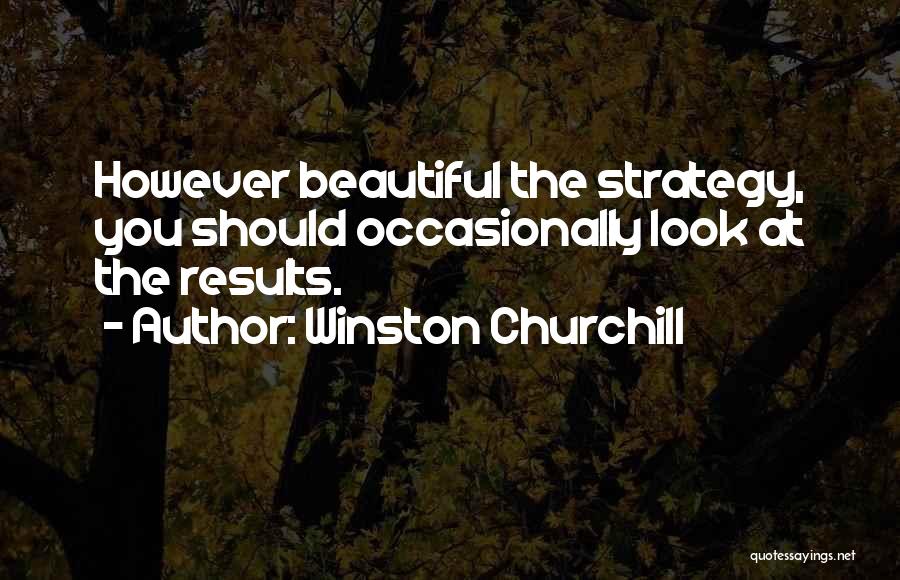 Winston Churchill Strategy Quotes By Winston Churchill