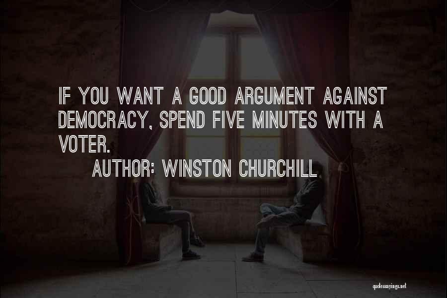 Winston Churchill Voter Quotes By Winston Churchill
