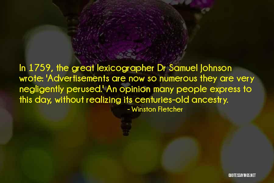 Winston Fletcher Quotes 1034909