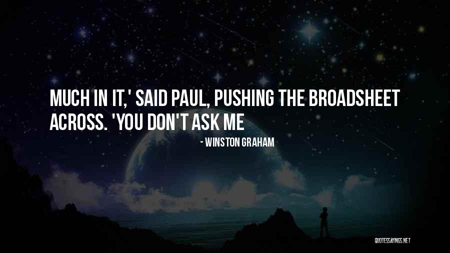 Winston Graham Quotes 1274875 Winston Graham Quotes 1274875