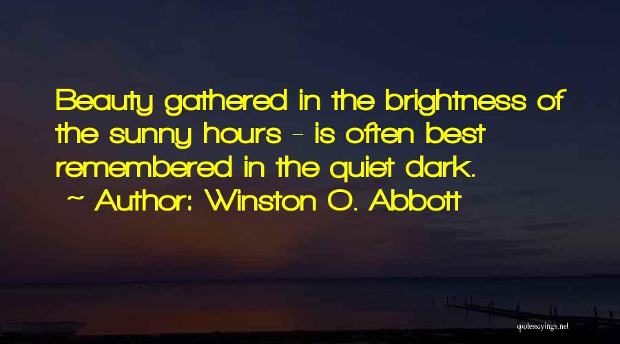 Winston O. Abbott Quotes 1567911