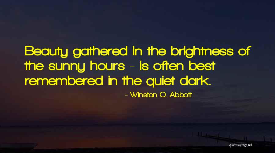 Winston O. Abbott Quotes 1567911