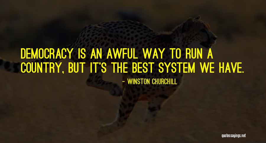 Winston's Quotes By Winston Churchill