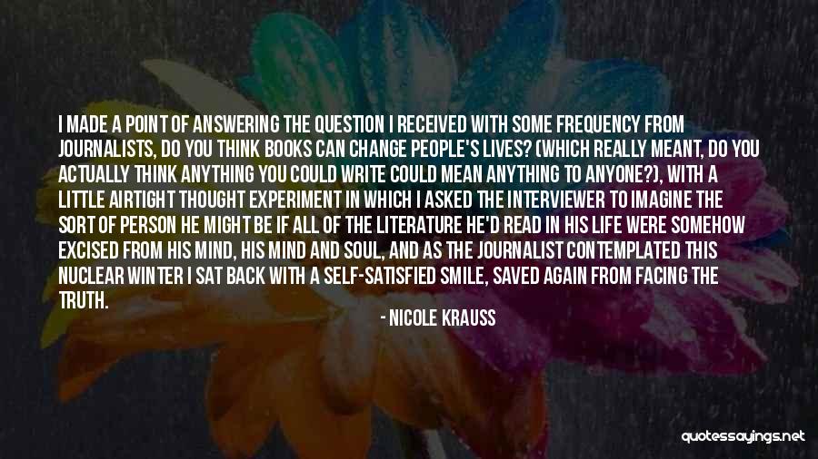 Winter And Books Quotes By Nicole Krauss Winter And Books Quotes By Nicole Krauss