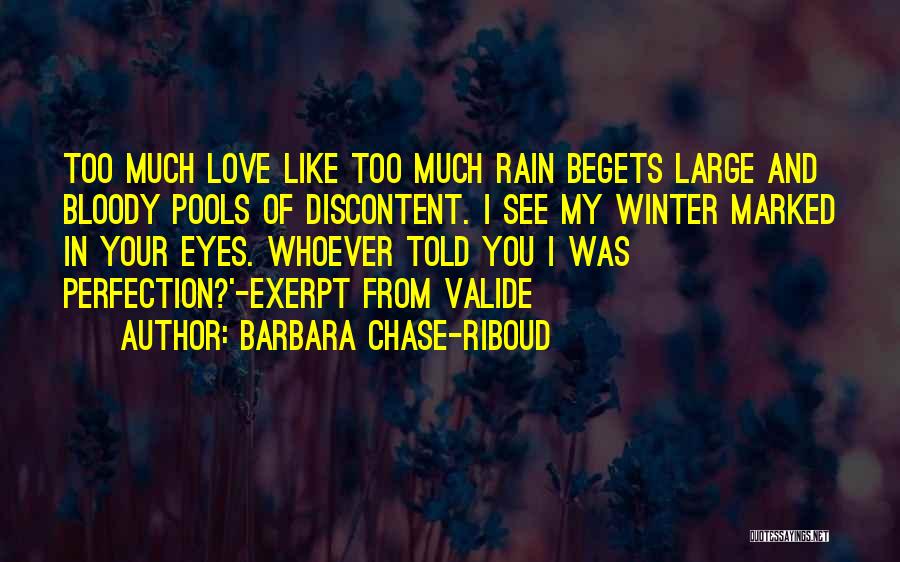 Winter And Rain Quotes By Barbara Chase-Riboud