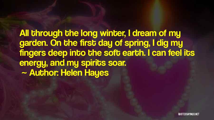 Winter And Spring Quotes By Helen Hayes