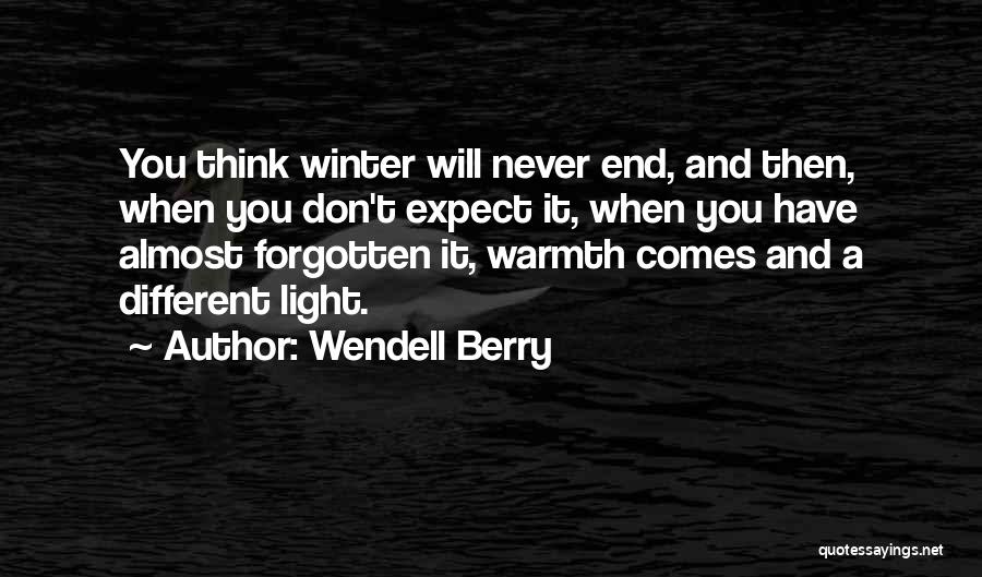 Winter Berry Quotes By Wendell Berry