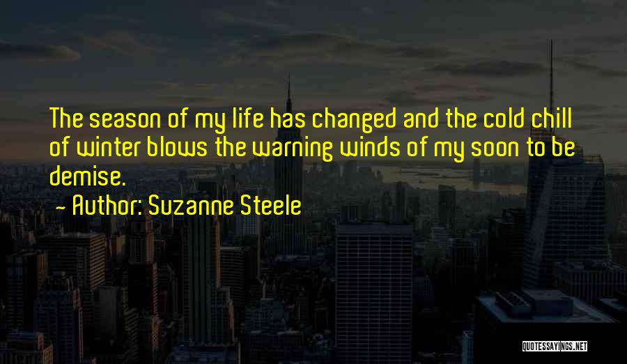 Winter Chill Quotes By Suzanne Steele