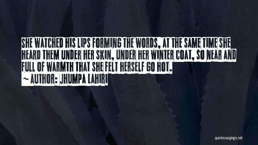 Winter Coat Quotes By Jhumpa Lahiri