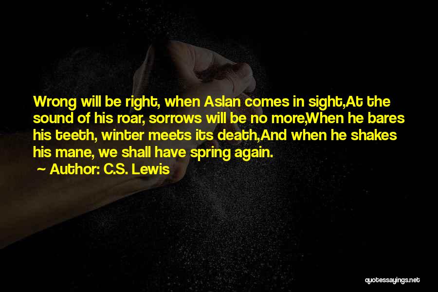 Winter Comes Quotes By C.S. Lewis