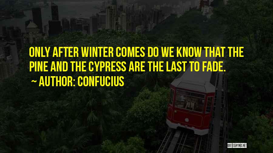 Winter Comes Quotes By Confucius