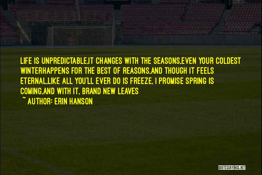 Winter Coming Quotes By Erin Hanson