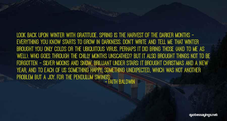 Winter Darkness Quotes By Faith Baldwin Winter Darkness Quotes By Faith Baldwin