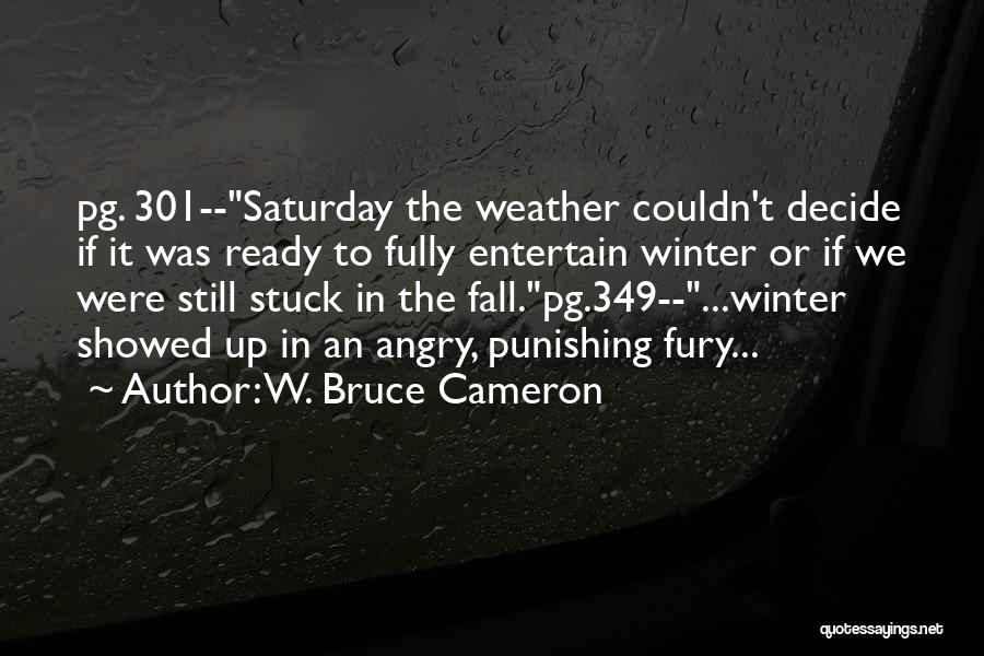 Winter Fall Quotes By W. Bruce Cameron