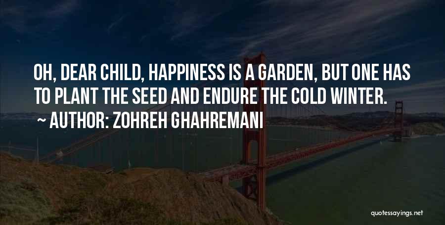 Winter Garden Quotes By Zohreh Ghahremani