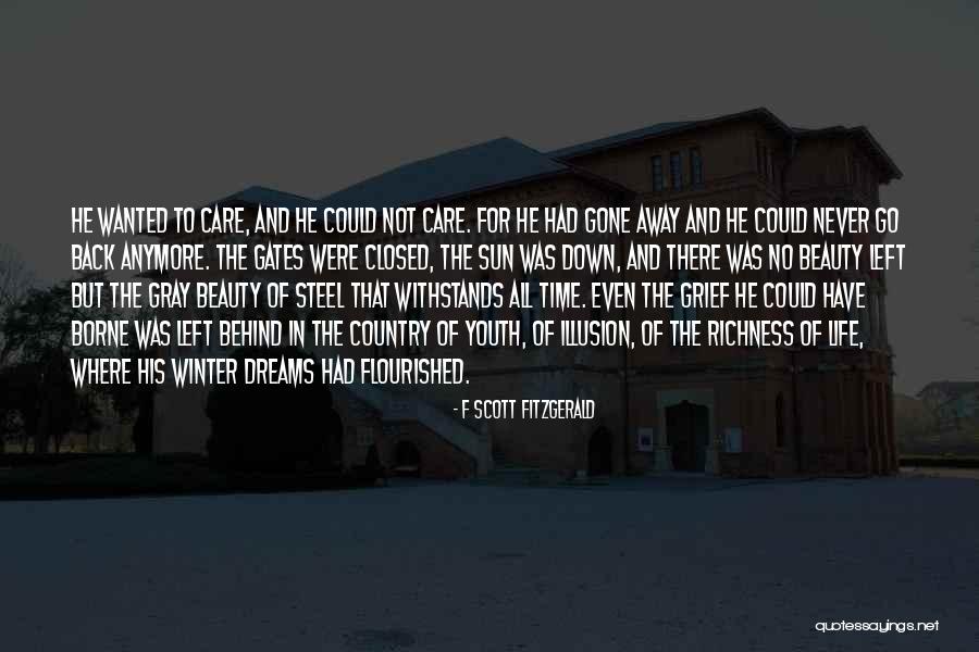 Winter Go Away Quotes By F Scott Fitzgerald