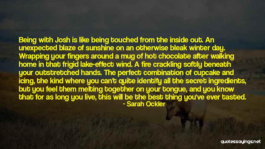 Winter Hot Chocolate Quotes By Sarah Ockler