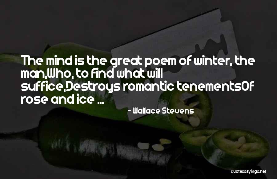 Winter Ice Quotes By Wallace Stevens Winter Ice Quotes By Wallace Stevens