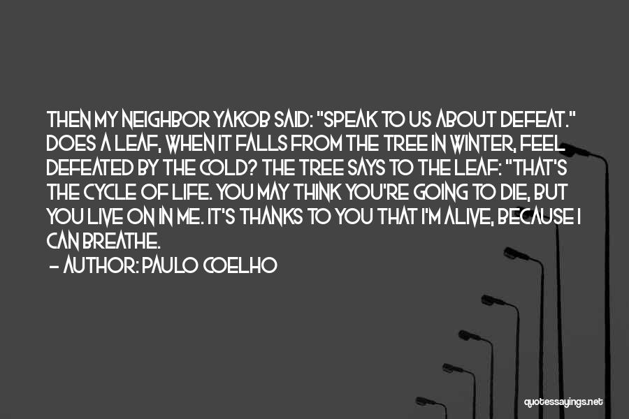 Winter Leaf Quotes By Paulo Coelho