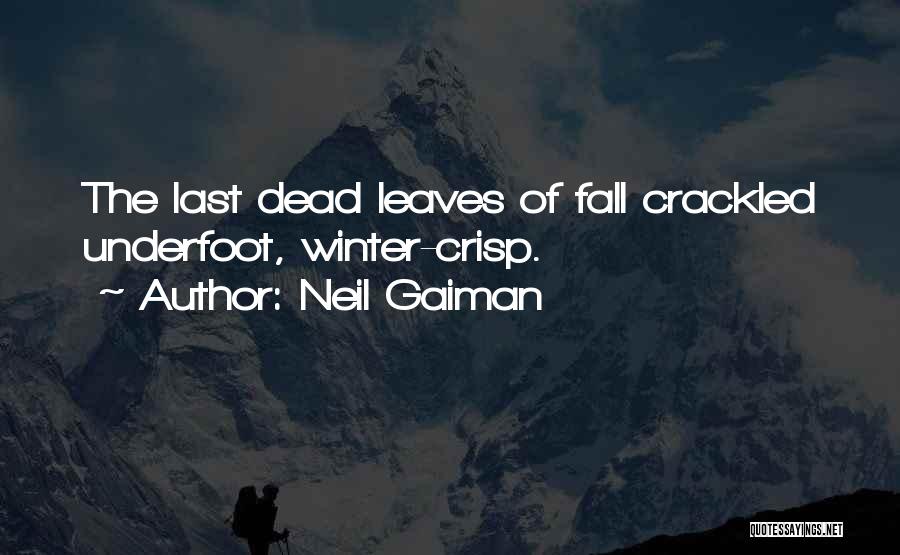 Winter Leaves Quotes By Neil Gaiman