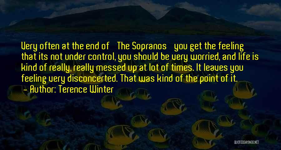 Winter Leaves Quotes By Terence Winter