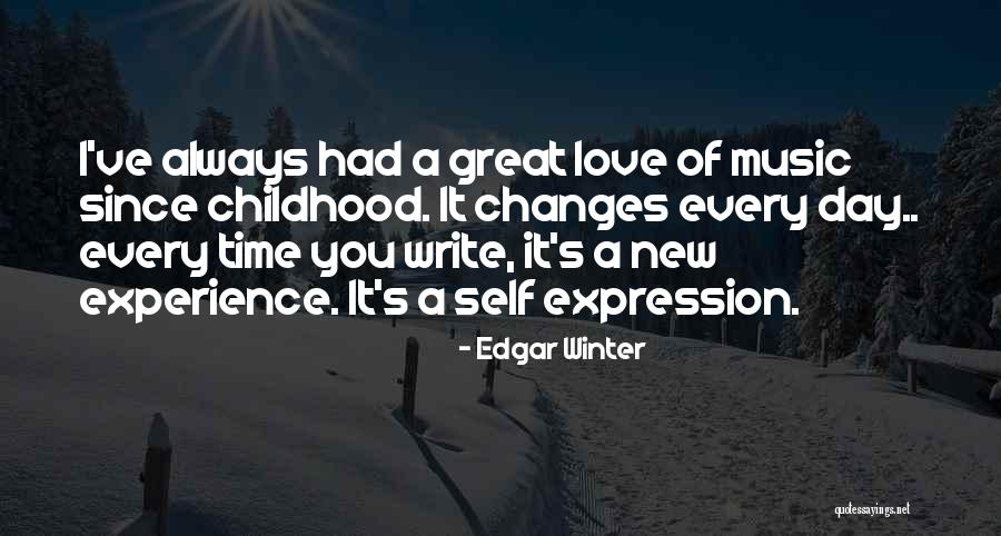 Winter Love Quotes By Edgar Winter