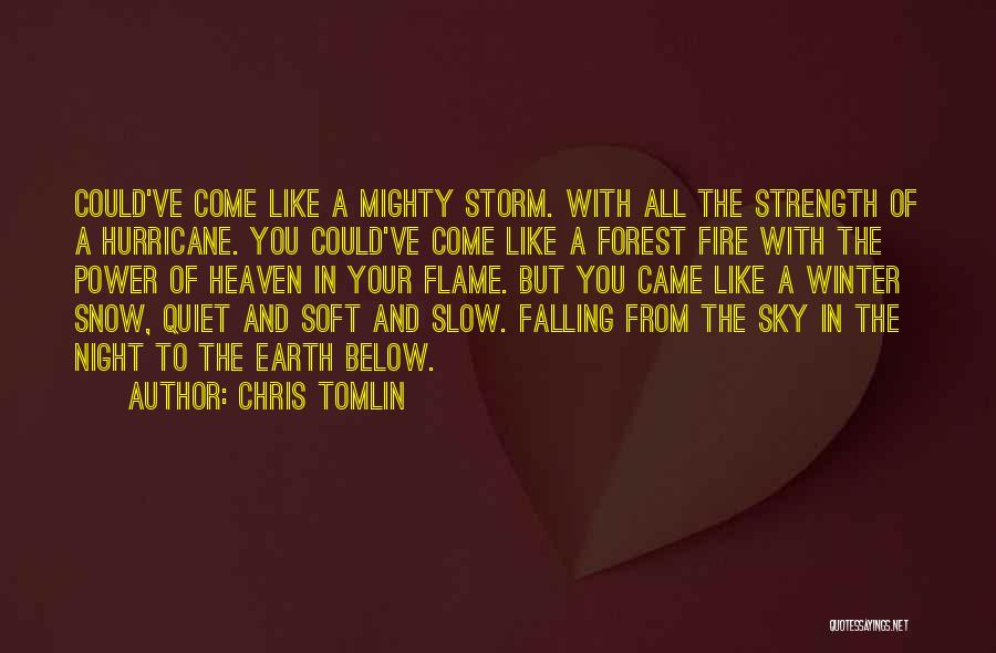 Winter Night Sky Quotes By Chris Tomlin